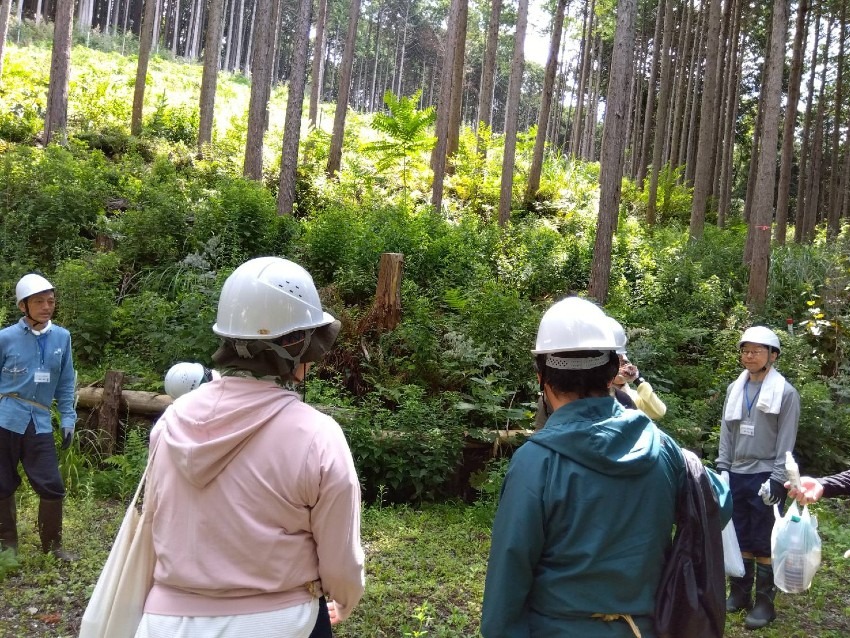 里山ボランティア養成講座にあわいのもりの仲間と参加してきました